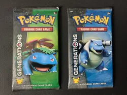 2x Pokemon Generations Sealed Booster Packs Venusaur Blastoise - Image 1