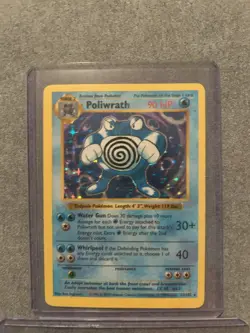Pokemon TCG Poliwrath 013/102 Base Set (Shadowless) Holo - Image 1