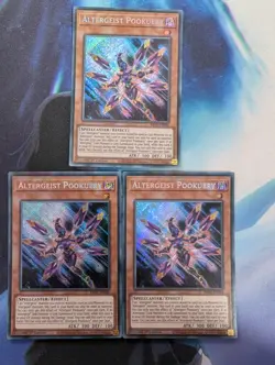 YuGiOh! Altergeist Pookuery BROL-EN046 x3 PLAYSET Secret Rare 1st Ed - Image 1