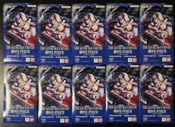 One Piece TCG The Azure Sea’s Seven OP-14 Sleeved Booster Pack Lot Of 10 Sealed - Image 1