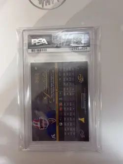 1996 Select Certified Mirror Gold #81 Jim Kelly /30 PSA 9 - Image 3