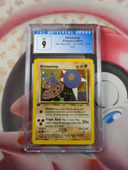 Pokemon Hitmontop 3/75 1st Edition Holo CGC 9 Neo Discovery MINT 2001 - Image 1