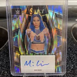 2024 Panini Select WWE - Signature Selections Michin #SL-MCH Flash Prizm (AU) - Image 2