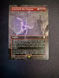 Call Forth The Tempest (Borderless) (LTC 0509) Non-Foil Magic The Gathering NM - Image 3