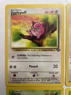 Lot: 8 Vintage 🌳 Jungle Set Pokemon TCG Cards 1999 WOTC Butterfree Eevee Etc LP - Image 2