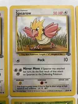 Lot: 8 Vintage 🌳 Jungle Set Pokemon TCG Cards 1999 WOTC Butterfree Eevee Etc LP - Image 3