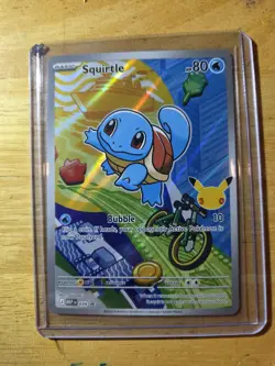Pokemon Squirtle Promo Holo 039 Me: Mega Evolution 80 HP 2026 Card - Image 1