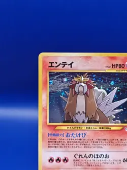 Entei No. 244 Holo Rare Neo Revelation Set Pokemon Card TCG Pocket Monster 2000 - Image 4