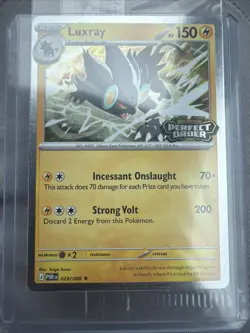 Pokemon Luxray 028/088 POR Stage 2 Promo Regular Gleam Eyes HP 150 2026 card - Image 1