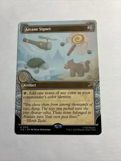 Arcane Signet (Showcase) - Avatar: The Last Airbender MTG Plus Bonus Card!!! - Image 1