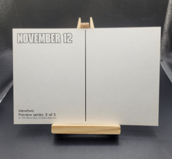 1999 Pokemon The First Movie 2 of 3 Warner Bros. Post Card NM-M Mewtwo Art - Image 2