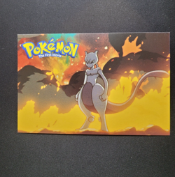 1999 Pokemon The First Movie 2 of 3 Warner Bros. Post Card NM-M Mewtwo Art - Image 3