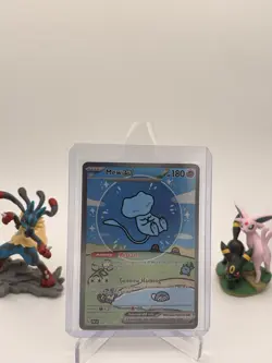 Mew EX 232/091 Bubble Mew Holo Card Sv: Paldean Fates Sir Near Mint NM Condition - Image 1