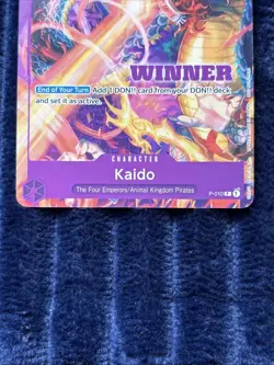 Kaido - P-010 (Winner Pack Vol. 1) P-010 One Piece Promotion Cards English - Image 3