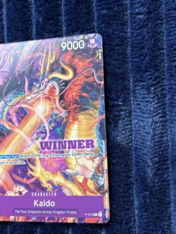 Kaido - P-010 (Winner Pack Vol. 1) P-010 One Piece Promotion Cards English - Image 4
