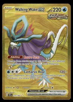 Cards Walking Wake ex 215/162 Temporal Forces Hyper Rare NM - Image 1