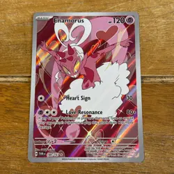 Pokemon TCG Enamorus Twilight Masquerade Illustration Rare Card 180/167 NM - Image 1