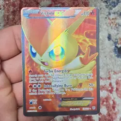 Pokemon Victini EX Full Art Ultra Rare Holo Boundaries Crossed 131/135 Card - Image 1