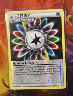 Rainbow Energy 152/162 Breakthrough Reverse Holo Special Energy Pokemon Card - Image 1