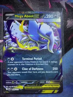 Pokemon Mega Absol EX Me01 Mega Evolution Double Rare Holo 086/132 280HP Card - Image 1