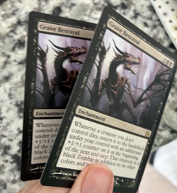 Pack Rat, Grave Betrayal X2, Trostani, Selesnya's Voice- Return to Ravnica: NM - Image 4