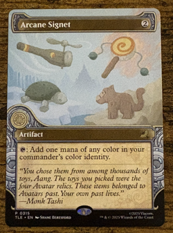 Arcane Signet (Showcase) Avatar: The Last Airbender: Eternal-Legal Regular - Mtg - Image 1