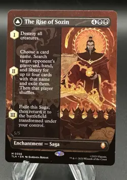 MTG The Rise of Sozin // Fire Lord Sozin Borderless - Avatar: The Last Airbender - Image 2