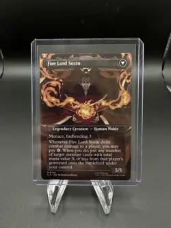 MTG The Rise of Sozin // Fire Lord Sozin Borderless - Avatar: The Last Airbender - Image 3