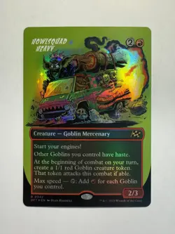 Howlsquad Heavy (Borderless) 342 MTG Aetherdrift Foil - Image 1