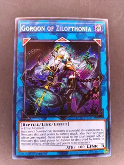 Gorgon of Zilofthonia Secret Rare DUAD-EN050 Duelist's Advance NM YUGIOH - Image 1