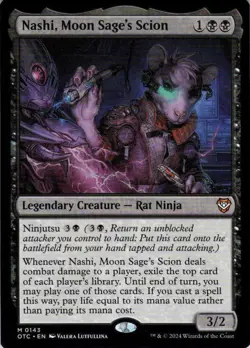 Nashi, Moon Sage's Scion - Commander: Outlaws of Thunder Junction - 143 NM - Image 1