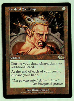 Grafted Skullcap - Urza's Saga - 1998 - Magic the Gathering - Image 1