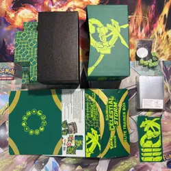 Pokemon TCG Celestial Storm Rayquaza ETB *EMPTY* with accessories FAST SHIP - Image 2