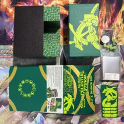 Pokemon TCG Celestial Storm Rayquaza ETB *EMPTY* with accessories FAST SHIP - Image 3