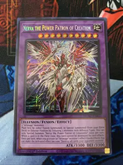 Nerva the Power Patron of Creation DUAD-EN033 Secret Rare 1st Edition NM Yugioh - Image 2