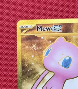 Pokemon Mew EX 193/165 Scarlet & Violet 151 Full Art Holo 180 HP Hyper Rare - Image 3