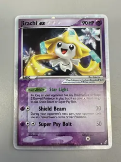 Pokemon TCG Jirachi EX 94/100 Holo Ultra Rare Crystal Guardians Lightly Played - Image 5