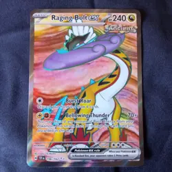 Raging Bolt ex 196/162 Ultra Rare Temporal Forces Pokemon Holo NM/M - Image 1