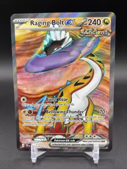 Raging Bolt EX Pokemon Scarlet & Violet Temporal Forces 196/162 Full Art - Image 1