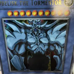 YUGIOH GBI-002 OBELISK THE TORMENTOR HOLO Secret Rare Game Boy Advance Card NM+ - Image 4