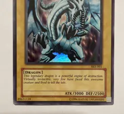 Yugioh Blue-Eyes White Dragon SKE-001 Super Rare - Image 2