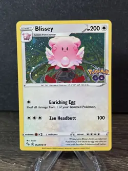 Pokemon GO #052/078 Blissey Cosmos Holo - Image 1