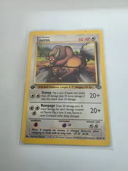 1999 Pokemon Taurus Jungle 1st Ed #47 - Image 1