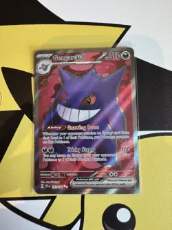 Pokemon Card Gengar ex 193/162 Temporal Forces Full Art Holo NM 2024 best - Image 1