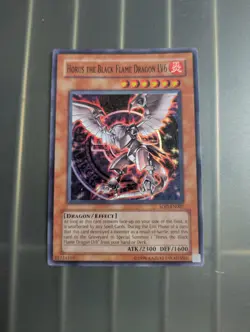 Yugioh Horus The Black Flame Dragon LV6 SOD-EN007 Unlimited Ultimate Rare - VLP - Image 1