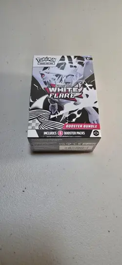 Sealed Pokemon Scarlet & Violet—White Flare Booster Bundle Box, 6 Booster Packs - Image 1