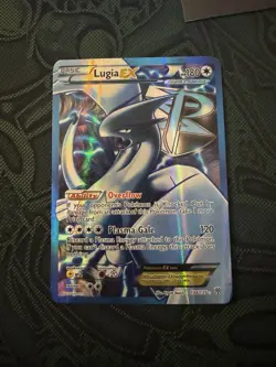 Lugia EX 134/135 Plasma Storm Full Art Black & White Pokemon (SEE PICS) - Image 1