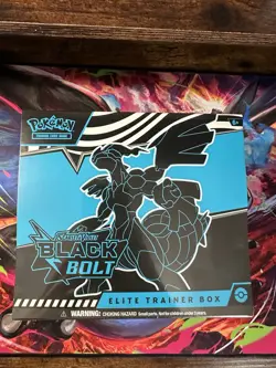 Pokemon Scarlet & Violet: Black Bolt Elite Trainer Box Booster Promo English - Image 1