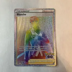 Blanche (Secret) Secret Rare Pokemon GO 082/078 NM - Image 1