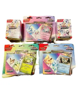 Sealed Pokemon TCG Prismatic Evolutions Booster Bundle And Art Tech Sticker Lot - Image 1